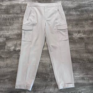 Athleta Women's Endless High Rise Cargo Pant Light Beige Cream Womens Sz. 12